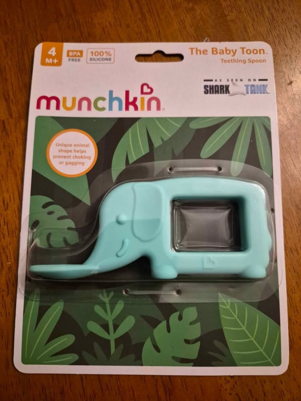 Munchkin elephant baby spoon